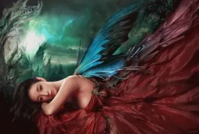 Fadas, duendes e ninfas.