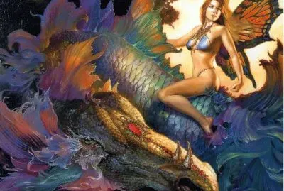 Fadas, duendes e ninfas.