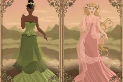 Tiana Rapunzel jigsaw puzzle