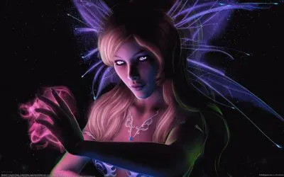 Fadas, duendes e ninfas.