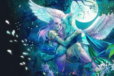 Fadas, duendes e ninfas.