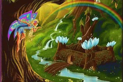 Fadas, duendes e ninfas.