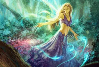 Fadas, duendes e ninfas. jigsaw puzzle