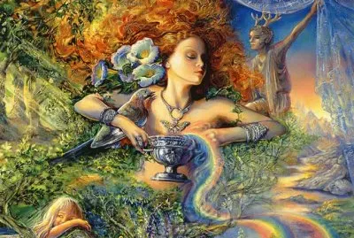 Fadas, duendes e ninfas. jigsaw puzzle