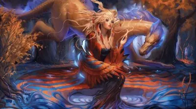 Fadas, duendes e ninfas. jigsaw puzzle