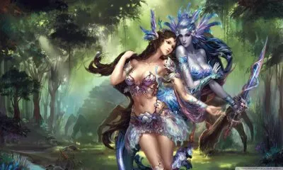 Fadas, duendes e ninfas. jigsaw puzzle
