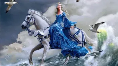Fadas, duendes e ninfas.