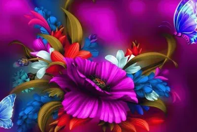 Flower Art jigsaw puzzle