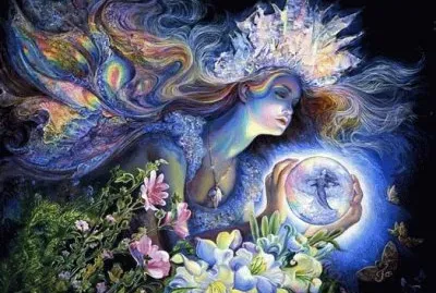 Fadas, duendes e ninfas.