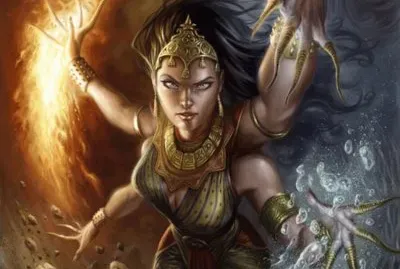 Fadas, bruxas e ninfas.