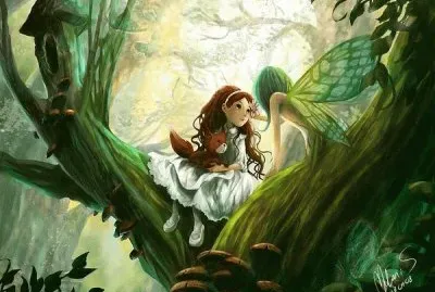 Fadas, bruxas e ninfas.