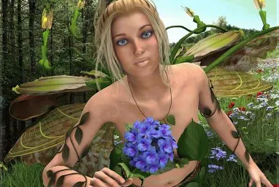 Fadas, bruxas e ninfas.