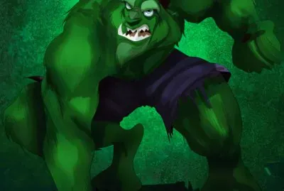 Beast as Hulk