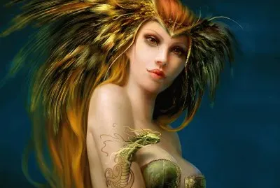 Fadas, bruxas e ninfas.