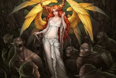 Fadas, bruxas e ninfas.