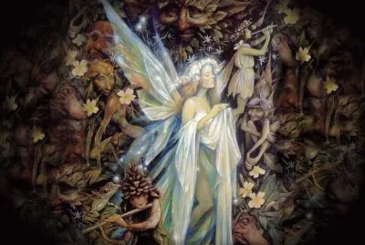 Fadas, bruxas e ninfas.