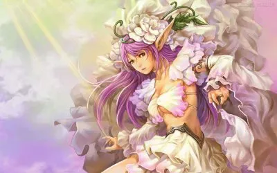 Fadas, bruxas e ninfas.