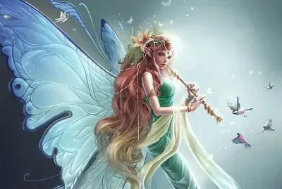 Fadas, duendes e ninfas.