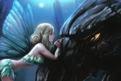 Fadas, duendes e ninfas.