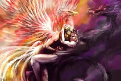 Fadas, duendes e ninfas.