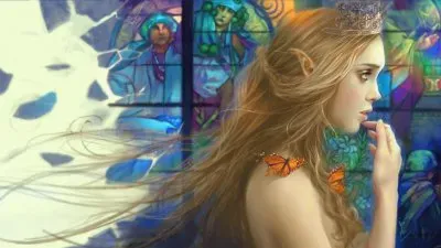 Fadas, duendes e ninfas.