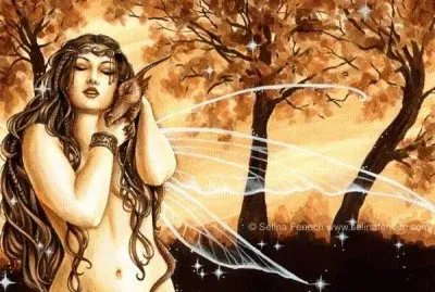 Fadas, duendes e ninfas.