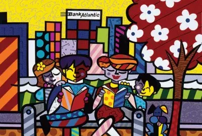 pintura de um artista brasileiro