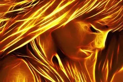 פאזל של Fire woman