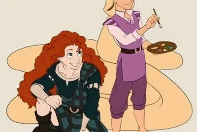 Merida Rapunzel