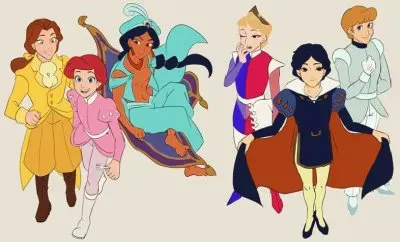 Belle Ariel Jasmine Aurora SnowWhite Cinderella