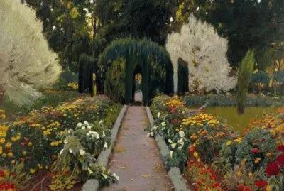 Santiago RusiÃ±ol-Jardines de Aranjuez