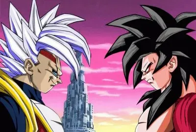 פאזל של goku vs baby