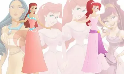Pocahontas Ariel Megara