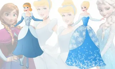 Anna Cinderella Elsa