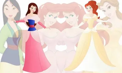 Mulan Ariel Belle