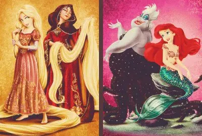 Rapunzel Gothel Ursula Ariel