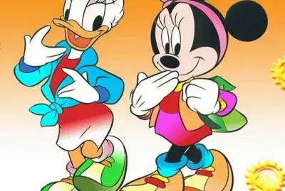 Donald Duck and Minnie jigsaw puzzle