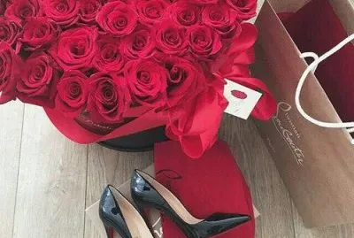zapatos con rosas
