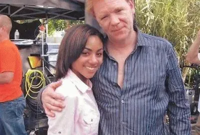 DAVID CARUSO ON THE SET OF CSI MIAMI