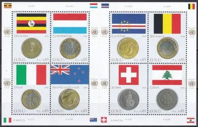 Drapeaux et monnaies jigsaw puzzle