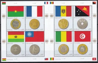 Drapeaux et monnaies jigsaw puzzle