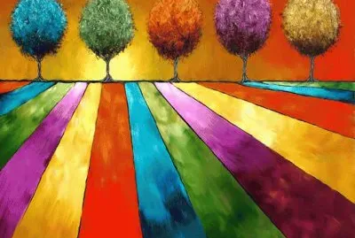 פאזל של Rainbow Stripes