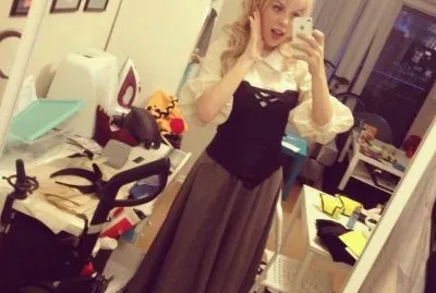 estrenando mi dizfraz