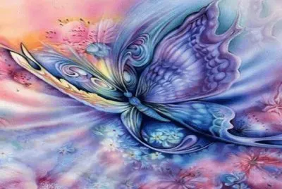 Amazing Purple Butterfly jigsaw puzzle