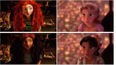 Merida Rapunzel