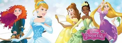 Merida Cinderella Belle Tiana Rapunzel