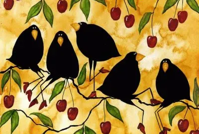 Raven and Grapes jigsaw puzzle