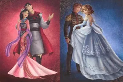 Mulan Shang Prince Cinderella