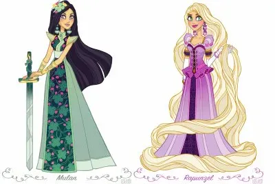 Mulan Rapunzel