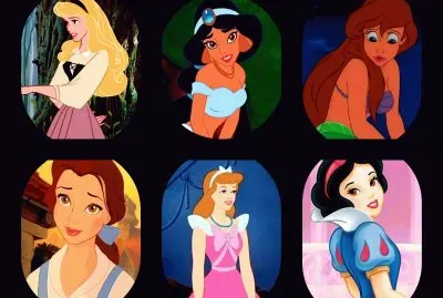 Aurora Jasmine Ariel Belle Cinderella SnowWhite